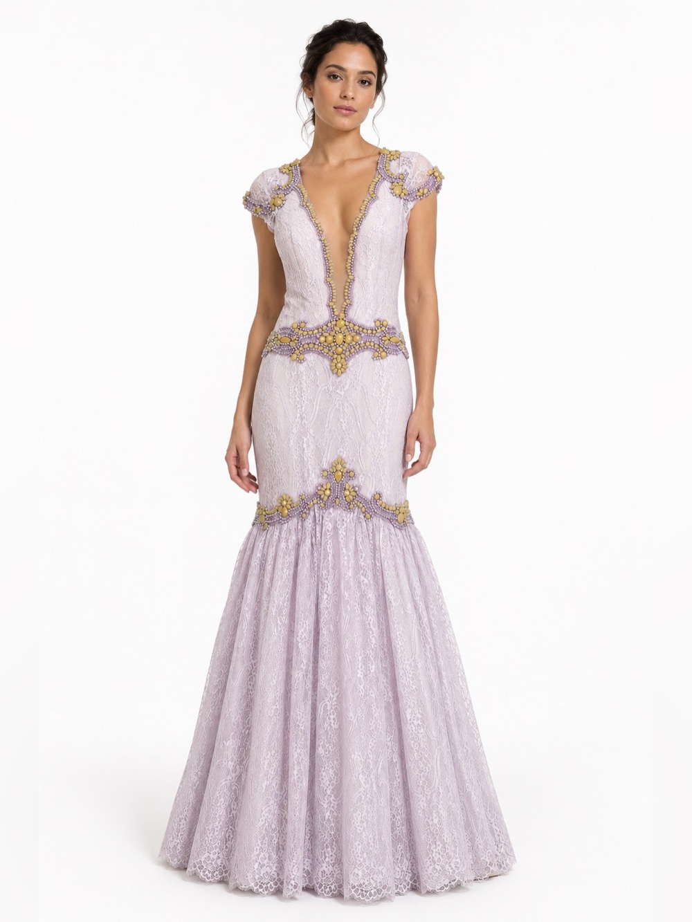 NWT Angela & Alison Backless Lilac Gown (Style 51072) ~ Size 10 | MSRP $580